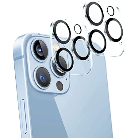 『2021年秋改良』ILYAMY iPhone13 pro 用カメラフィルム iPhone13 pro max 用カメラフィルム iPhone13 pro 用レンズ保護カバー 全面フルカバー レンズ保護ガラスフィルム