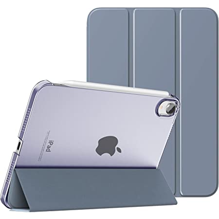 ZtotopCases iPad Mini6 ケース 2021 マグネット スマートケース 超スリム 軽量 磁気バック iPad 8.3 インチ 第6世代用 カバー オートスリープ/ウェイク機能 (パープルグレー)