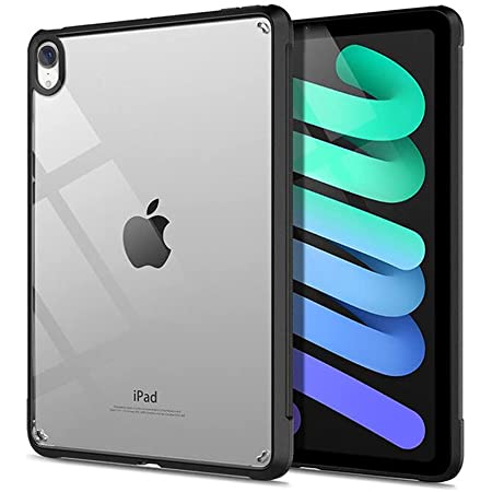 新しいiPadMini 6ケース2021、Pencil 2充電、3つ折りスタンド、自動スリープ/スリープ解除、iPad Mini 6th Gen8.3用磁気分離可能カバーをサポート,黒