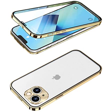 BESINPO iPhone13 ケース 6.1インチ 対応 アイフォン13 ケース 液状シリコン 両面強化 耐衝撃 バンパー 前後 PC+TPU 360°全面保護 カバー 指紋防止 擦り傷防止 さらさら肌触り iPhone13用 薄型 ケース ワイヤレス充電対応 (クリア)