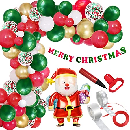 Kugusa クリスマス 装飾 飾り デコレーション セット ペーパーファン ガーランド パーティー (クリスマスセットC)