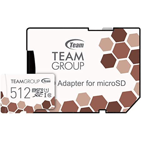 Team microSDXCカード 512GB UHS-1 U1 Switch動作確認済み 読込み最大100MB/s 日本国内10年保証 SD変換アダプター付属 正規品