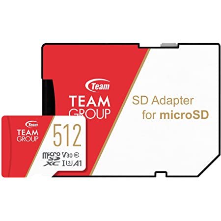 Team microSDXCカード 512GB UHS-1 U1 Switch動作確認済み 読込み最大100MB/s 日本国内10年保証 SD変換アダプター付属 正規品