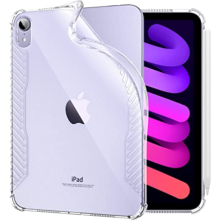 mkeety iPad mini6 ケース 2021 新型 iPad mini 第6世代 8.3インチ 用 TPU保護カバー 柔らかい 頑丈 軽量 耐衝撃 落下防止 ほこり防止 着脱簡単 iPad mini 6 2021年版専用ケース