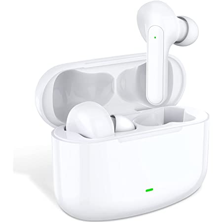 ワイヤレスイヤホン Bluetooth5.0イヤホン Hi-Fi ノイズキャンセリング  自動ペアリング 両耳通話 最大40時間音楽再生 左右分離型 両耳/片耳対応 マイク内蔵 小型 IPX8防水
