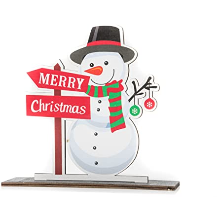 sparkleⓀ クリスマス 飾り サンタ ツリー オーナメント 装飾 屋外 パーティー グッズ 置物 壁掛け (置き型G)