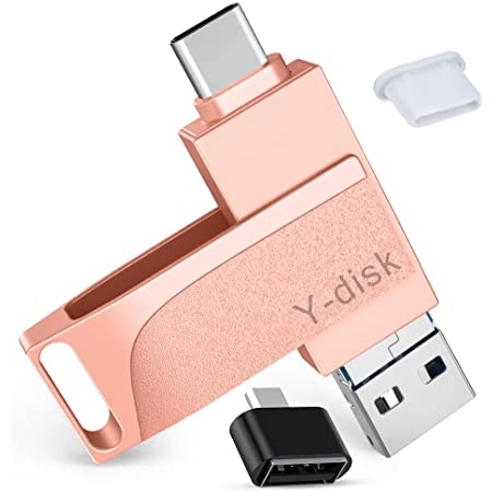 USB フラッシュドライブ ４in1 phone用 usb フラッシュメモリー USBメモリー IOS Android PC USB 両面挿し データ転送 容量不足解消