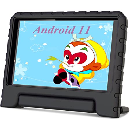 YESTEL キッズタブレット 子供用 8インチ Android11 Wi-FiモテルRAM2GB/ROM32GB 子供用 2.4GHz Wi-Fi対応 800×1280 IPS 専用保護フィルム プレゼント 日本語仕様書付き… (black)