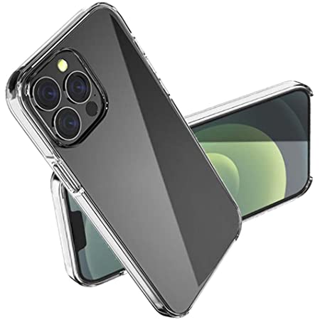 Desafio iPhone 13 Pro Max用 ケース 6.7インチ クリアケース ワイヤレス充電対応 TPUバンパー 耐衝撃 落下防止 黄変防止 ストラップホール付き 保護ケース アイフォン13 プロマックス