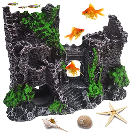 OKILALA 水槽 アクアリウム オーナメント オブジェ 珊瑚（サンゴ）インテリア 置物 熱帯魚 飼育 魚の隠れ家