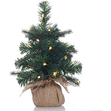 ORFINA 光るクリスマスツリー ミニ 卓上 led 3サイズセット 16.5cm/19.5cm/22.5cm 電池式（別卖） テーブル クリスマス 飾り 綺麗 店内装飾 パーティー 贈り物 光る おしゃれ 北欧 収納便利 オーナメント