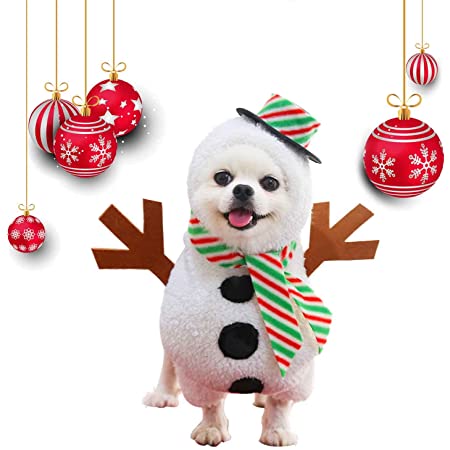 ペット服 クリスマス 2点セット 猫 犬 かわいい 帽子 マフラー カチューシャ クリスマス服 トナカイ サンタ パーティー お祝い コスプレ 小型犬 ペット用品 写真 映える 正月 新年（グリーン，Lサイズ）