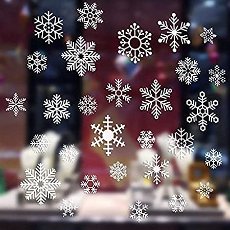 【LEISURE CLUB】クリスマス 静電ステッカー ウォールステッカー 窓ステッカー 1+1巻き 剥がせる 汚れない クリスマス 飾り 雪 サンター クリスマスツリー トナカイ merry christmas 壁飾り 小物 部屋 装飾品 インテリア (M11)
