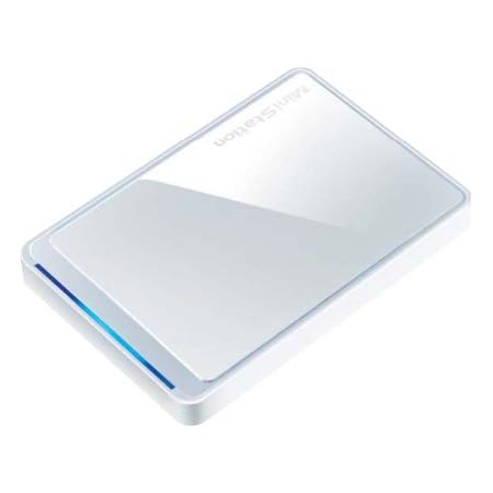 BUFFALO プレミアム&スリムボディ ポータブルHDD 500GB ホワイト HD-PCT500U2-WH