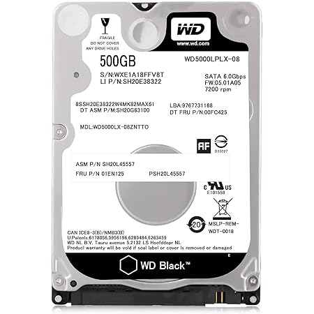 WESTERN DIGITAL 2.5インチ内蔵 HDD 80GB U-ATA100 5400rpm 8MB IDE ハードドライブ WD800BEVE