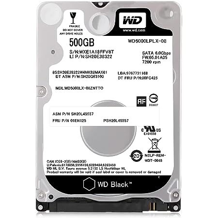 Seagate シーゲイト 内蔵ハードディスク Desktop HDD 500GB ( 3.5 インチ / SATA 6Gb/s / 7200rpm / 16MB / 2年保証 ) 正規輸入品 ST500DM002