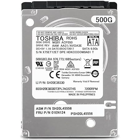 Seagate シーゲイト 内蔵ハードディスク Desktop HDD 500GB ( 3.5 インチ / SATA 6Gb/s / 7200rpm / 16MB / 2年保証 ) 正規輸入品 ST500DM002