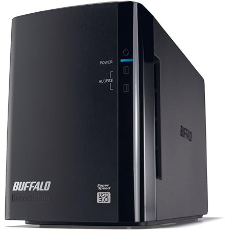 BUFFALO RAID1対応 USB3.0用 外付けハードディスク 2ドライブモデル 2TB HD-WL2TU3/R1J