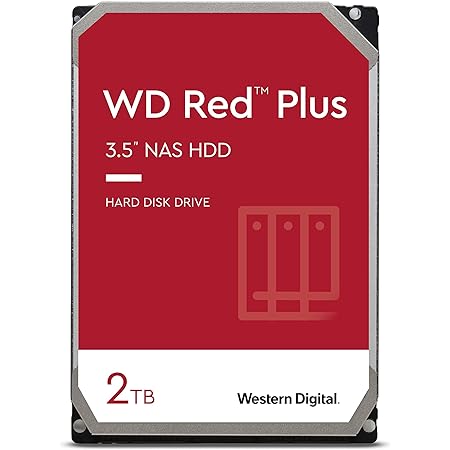 WD HDD 内蔵ハードディスク 3.5インチ 2TB WD Red NAS用 WD20EFRX SATA3.0 5400rpm 3年保証