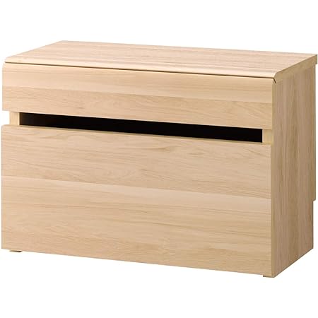 ガーデンガーデン 天然木製ベンチボックス(ストッカー) ウォッシュホワイト 幅80cm×奥行31cm×高さ50.5cm BOX-B800WHT