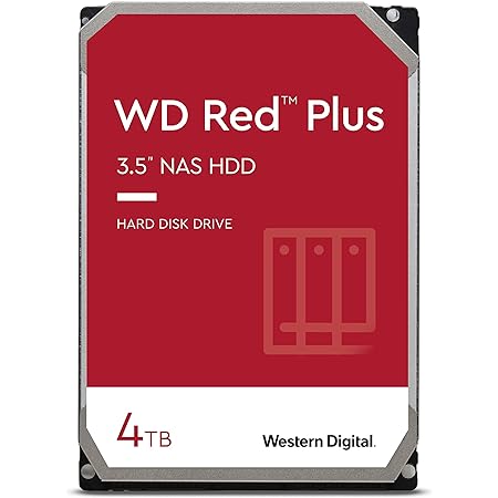 WD HDD 内蔵ハードディスク 3.5インチ 4TB WD Red WD40EFRX SATA3.0 5400rpm 64MB 3年保証