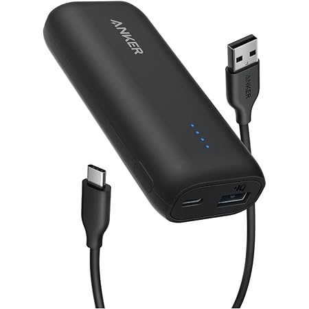 Anker PowerCore 5000 (5000mAh スティック型 モバイルバッテリー) 【PSE技術基準適合/PowerIQ & VoltageBoost搭載】 iPhone/iPad/Xperia/Android各種他対応 (ブラック)