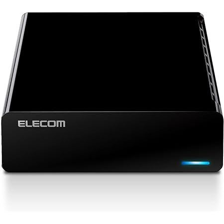 エレコム USB3.1(Gen1) 対応 外付けハードディスク 1.0TB（ブラック）ELD-ETVシリーズ ELD-ETV010UBK