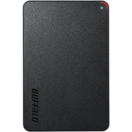 BUFFALO USB3.1(Gen.1)対応 ポータブルHDD スタンダードモデル ブラック 1TB HD-PCG1.0U3-BBA