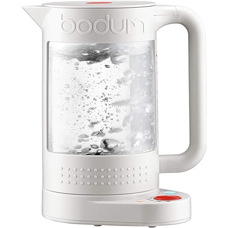 BODUMボダム電気ケトル 電気ポットBISTRO ビストロ 電気ケトル ダブルウォール1.1Lホワイト二重構造温度調節保温機能付き【正規品】11659-913JP