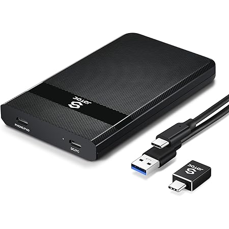 ロジテック 外付け HDD 1TB スマートフォン用 ポータブル 小型 USB3.1(Gen1) / USB3.0 2.5インチ ブラック LHD-PSA010U3BK