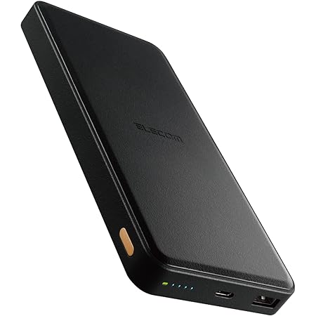 エレコム モバイルバッテリー 10050mAh 大容量 Type-A×2ポート 【 iPhone / Android 各種対応 】 PSE認証 ブラック DE-C15L-10050BK