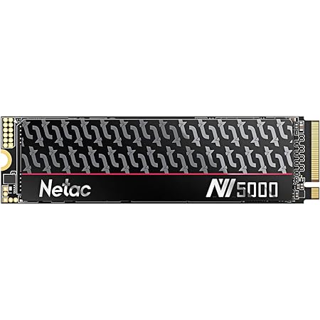 Netac M.2 SSD 1TB PCIe Gen3.0x4 NVME1.4 放熱シート付き最大3,300MB/秒 （ 3D TLC Nand採用 ） SSD デスクトップ – NV3000 内蔵型SSD 静音性・低消費電力・耐振動・耐衝撃性