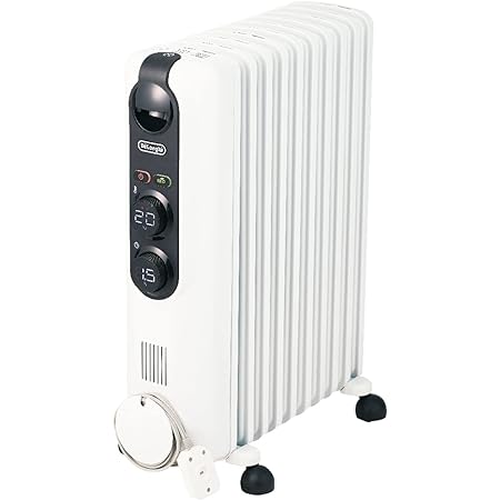 DeLonghi(デロンギ) 1500W オイルヒーター H771015EFSN-BK 幅245×奥行493×高さ630mm