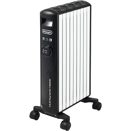 DeLonghi(デロンギ) 1500W オイルヒーター H771015EFSN-BK 幅245×奥行493×高さ630mm