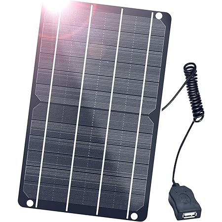 HIDISC 太陽の力で様々な機器を充電 持ち運び可能なソーラーパネル(1枚)