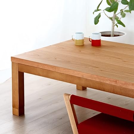 家具の里 こたつ (日本製) こたつ職人が丁寧に作ったこだわりのこたつ 120×75cm 日本製 長方形 ブラックチェリー材 ローテーブル リビングテーブル オールシーズン