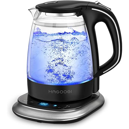 タマハシ 「マリ・クレール」 Aqua Glass 電気ケトル 1.2L MC-713L ブラック