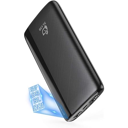 【PSEマーク付】極小型 超軽量 モバイルバッテリー 薄型 大容量10000mAh スマホ充電器 LCD残量表示 2台同時充電 iphone10/11 iPhoneXSMax/XR iPhoneX iPhone8Plus/android HUAWEI Xperia 2.1A急速充電 スマートフォン USB携帯充電器 持ち運び電池 防災グッズ