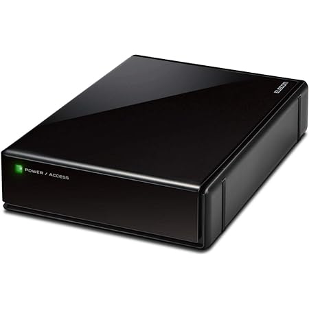 エレコム 外付けハードディスク 2TB USB3.2(Gen1) テレビ録画/パソコン対応 静音ファンレス設計 ELD-FTV020UBK