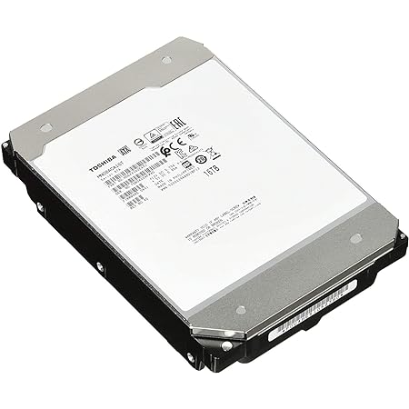 TOSHIBA 東芝 内蔵ハードディスク サーバー NAS 用 3.5インチ Enterprise HDD 16TB SATA 6 Gbit/s 7200rpm 3年保証 MG08ACA16TE