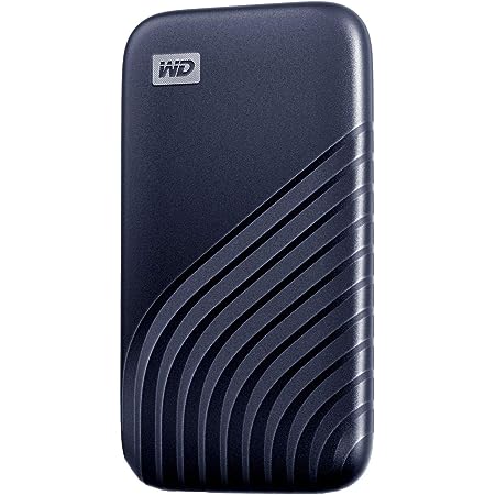 WD ポータブルSSD 1TB ブルー USB3.2 Gen2 My Passport SSD 最大読取り1050 MB/秒 外付けSSD /メーカー5年保証 WDBAGF0010BBL-WESN 国内正規代理店品