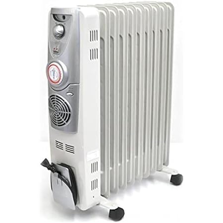 Pro Breeze 次世代オイルレスヒーター1200W 燃料不用ヒーター ラジエーター式 電気ストーブ 速暖軽量 4段階安全機能 タッチパネル操作 リモコン&タイマー付暖房器具