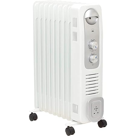 Pro Breeze 次世代オイルレスヒーター1200W 燃料不用ヒーター ラジエーター式 電気ストーブ 速暖軽量 4段階安全機能 タッチパネル操作 リモコン&タイマー付暖房器具