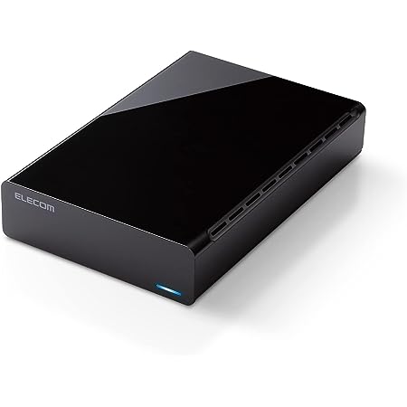 エレコム HDD ポータブルハードディスク 1TB USB3.2(Gen1) 4K テレビ録画/パソコン対応 ELP-GTV010UBK