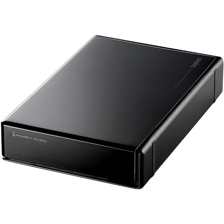 ロジテック 外付け HDD SeeQVault対応 テレビ録画用 ハードディスク 4TB 静音 ファンレス設計 国内メーカー 3.5インチ USB3.2 (Gen1) / USB3.0 LHD-ENB040U3QW
