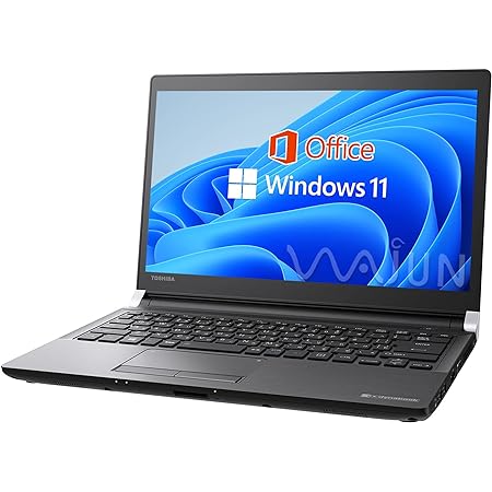 東芝 ノートPC R73/13.3型/Win 11 Pro/MS Office H&B 2019/Celeron 3855U/wajunのWIFI/Bluetooth/HDMI/4GB/128GB SSD (整備済み品)