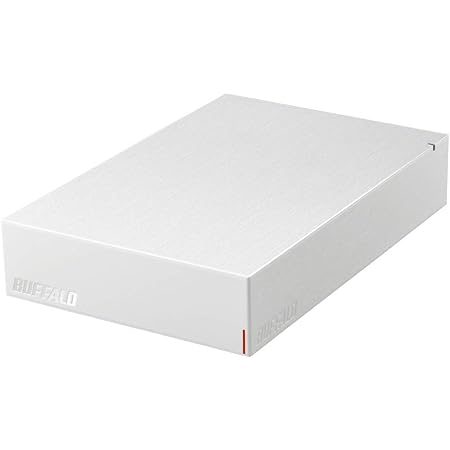 バッファロー USB3.2(Gen.1)対応外付けHDD 4TB ホワイト HD-LE4U3-WB
