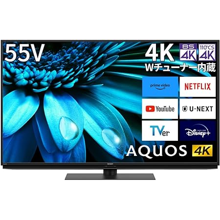 シャープ 55V型 有機EL テレビ AQUOS OLED 4T-C55DQ1 4K チューナー内蔵 Android TV (2021年モデル)