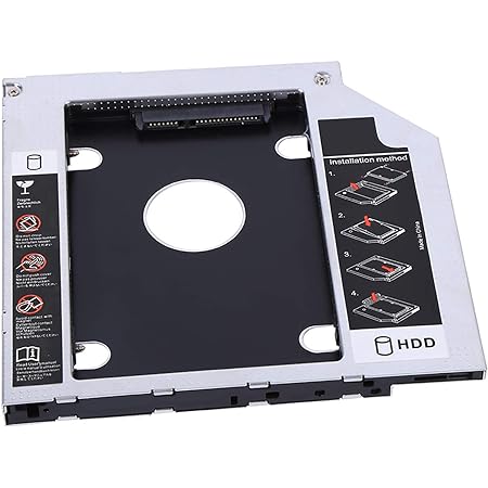 NFHK SATA 22ピン HDD HD ハードディスクドライブキャディケース 9.5mm ユニバーサル ノートパソコン CD/DVD-ROM 光学ベイ用