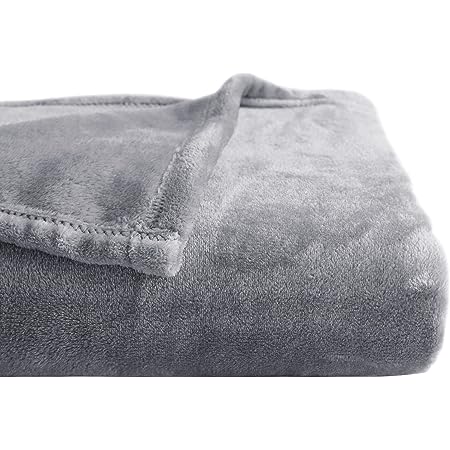 Umi(ウミ) – ブランケット 毛布 フランネル 柔らかく肌触り 暖かい 剥がれない ピリングなし 静電防止 ふわふわ 軽量 洗える 四季適用 （70 x 100cm ネイビー）
